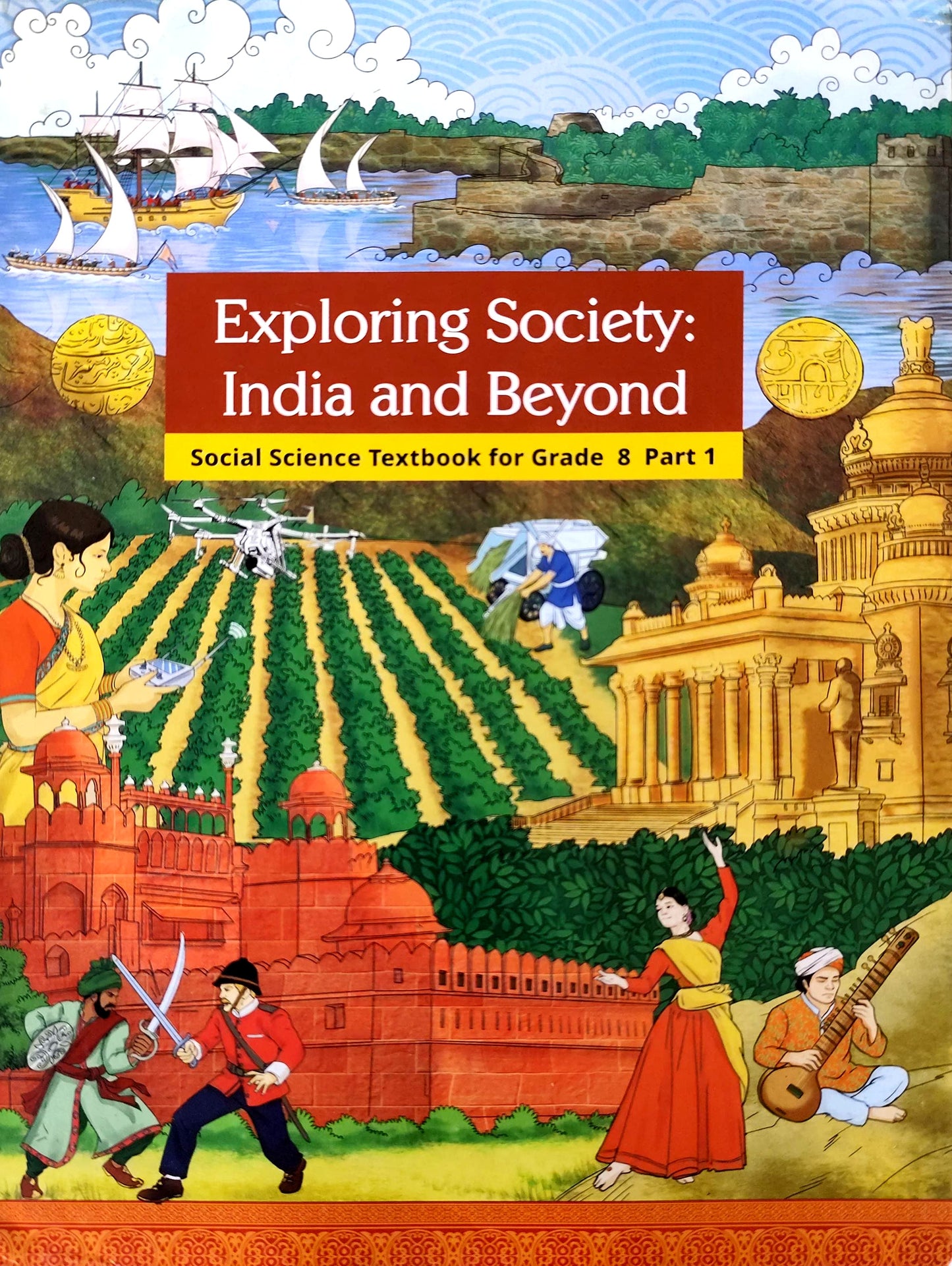 881 - Exploring Society: India and Beyond Part-1 Social Science Textbook (Eng.) VIII